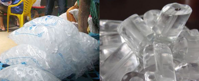 Nước đá bẩn trên thị trường