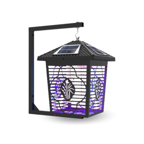 Đèn bắt muỗi sân vườn sạc pin năng lượng Mặt trời Nion SV03, công suất 3W