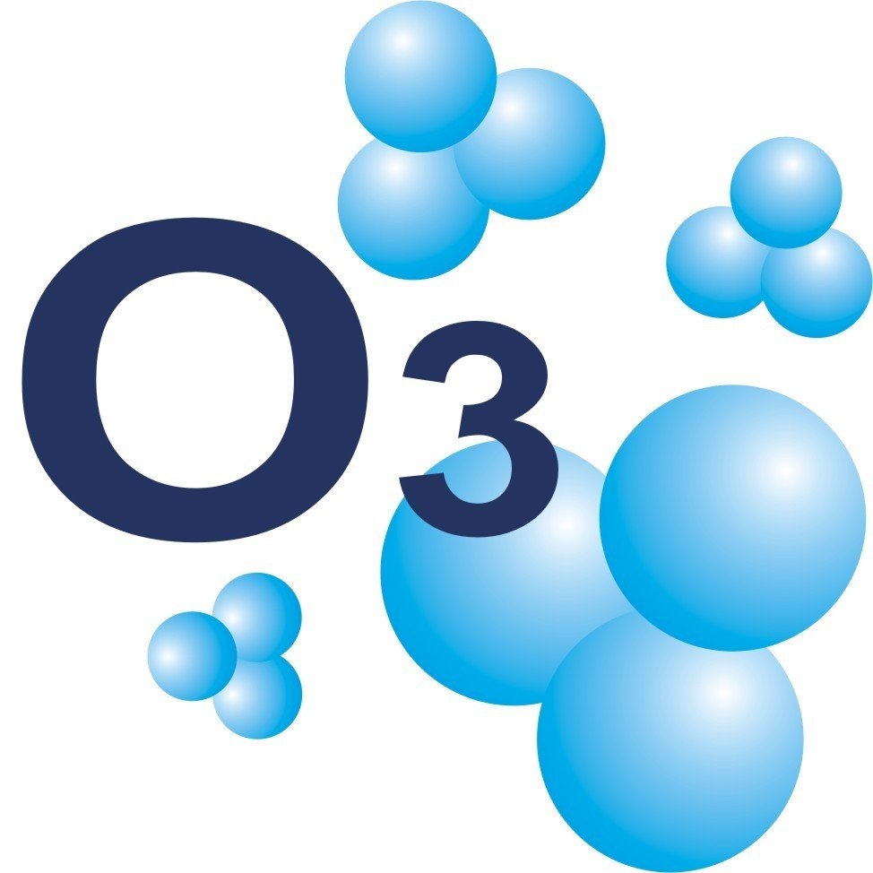 Phân tử ozone O3 trong môi trường nước